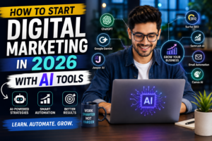 How to Start Digital Marketing in 2026 with AI Tools]